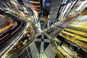 Tokyo Intersection Prints: Sukiyabashi intersection of image