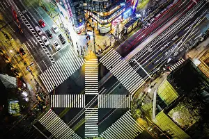 Tokyo Intersection Prints: Sukiyabashi intersection of image