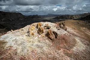 Southern Iceland Landscapes Prints: Sulphur fields and chalk fields