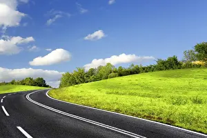 Empty Country Roads Prints: Summer Road