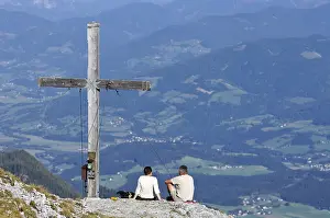 Christian Summit Cross Prints: Summit cross, Stoderzinken, Styria, Austria