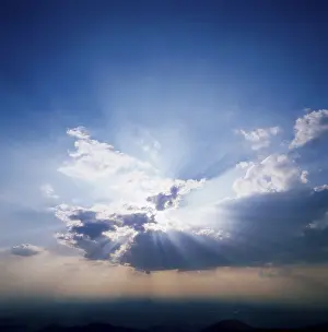 Sun Behind Clouds Prints: Sun behind clouds