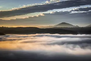 Southern Europe Morning Atmosphere Prints: Sunrise over Val d