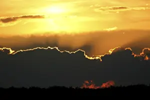Cloud Formations In The Sky Prints: Sunset