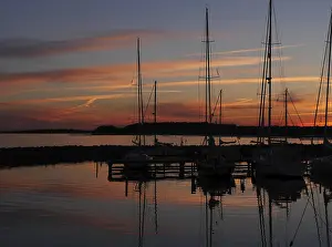Baltic Sea Evening Sky Prints: Sunset