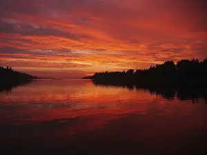 Scandinavian Sunset Prints: Sunset