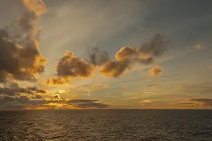 Uninhabited Ocean Views Prints: Sunset over the Atlantic