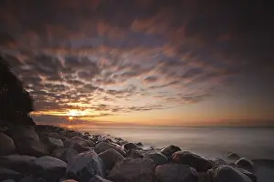 Blurred Motion Effect Prints: Sunset on the Baltic coast