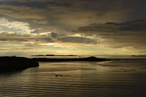 No People On The Beach At Sunset Prints: Sunset on the beach, Stykkisholmur