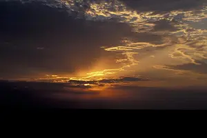 Sunset Cloud Formations Prints: Sunset with clouds