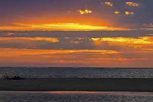 Evening Sun In Africa Prints: Sunset of the coast of Morondave