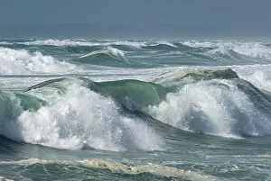 Wave Crashing On The Shore Prints: Surf at the Pointe de la Torche