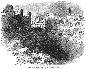Abandoned City Fortification Prints: From the surroundings of Jerusalem
