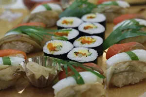 Traditional Sushi Dish Prints: Sushi