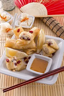 Vietnamese Gastronomy Prints: Sweet spring rolls