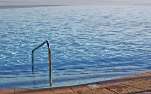 Blue Water Surface Prints: Swimming pool