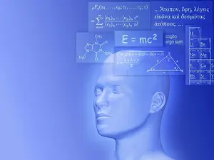 Symbolic Representation Of Knowledge Prints: Symbolic image depicting knowledge
