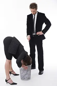 Business Attire Symbolism Prints: Symbolic for mobbing at work