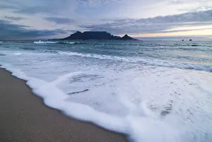 Table Mountain Panorama Prints: Table Mountain, Lion's Head and Devil's Peak in the evening light