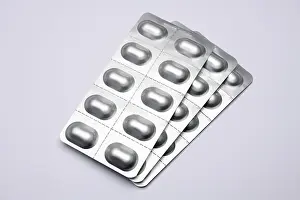 Blister Pack Medication Prints: Tablets in blister packaging, Germany