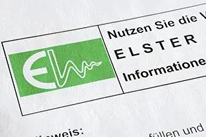 Tax Declaration Finance Prints: Tax return, documents, Elster form