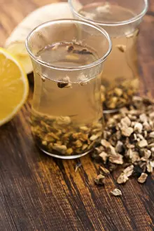 Asteraceae Family Plants Prints: Teaglass with yellowhead root tea