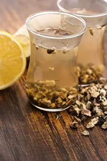 Asteraceae Family Plants Prints: Teaglass with yellowhead root tea