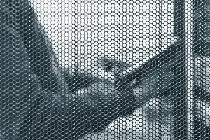 Computer Specialist Prints: IT technology unfocused background with space for text