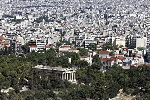 Athens Greece Landmark Prints: Temple of Hephaestus, god of blacksmithing