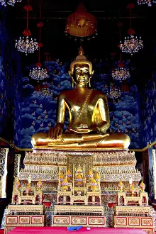 Deserted Buddhist Temple Prints: Temples in Bangkok