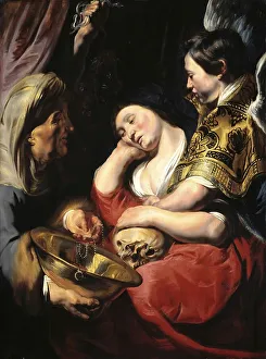 Jacob Jordaens Artwork Prints: The Temptation of the Magdalene
