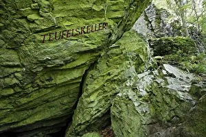 Rock Formation Europe Prints: Teufelskeller (devils cellar), Gangolfsberg
