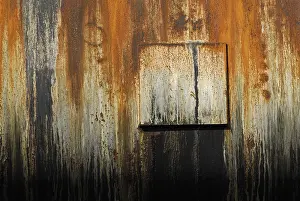 Close Up Metal Surface Prints: Texture, rusty pipe (closeup)