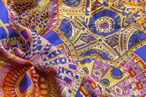 Handicraft Supplies Prints: Textured fabric-based material for craft and creativity