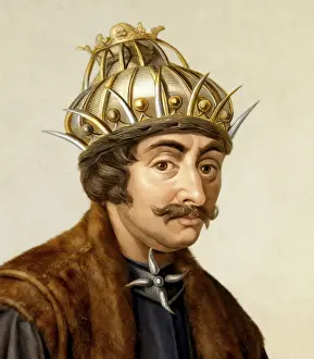 Southern Europe History Prints: Theodoric the Great, Flavius Theodericus Rex