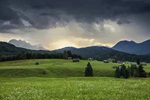 Southern Germany Rain Clouds Prints: Thunderclouds, near Mittenwald