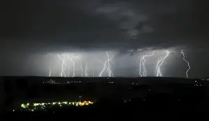 Long Exposure Shots Prints: Thunderstorm