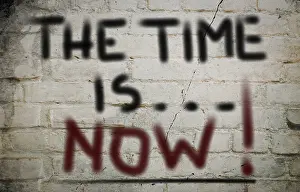 Symbolic Flight Image Prints: The Time Is Now Concept