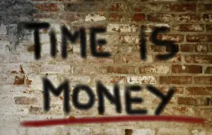 Time Is Money Concept Prints: Time Is Money Concept