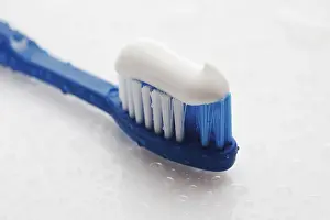 Health Conscious Prints: Toothbrush with toothpaste