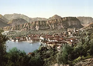 Northern Italy Scenic Views Prints: Torbolo, Torbole, general view