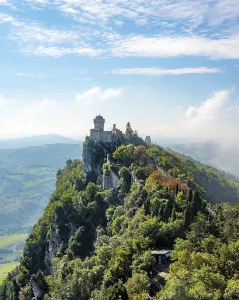 Prints of Torre Falesia, Seconda Torre, old watch tower, Monte Titano, San Marino San Marino Prints: Torre Falesia, Seconda Torre Print, Monte Titano, San Marino
