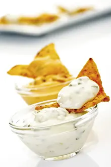 Indoor Food Photography Studio Prints: Tortilla chips and dips