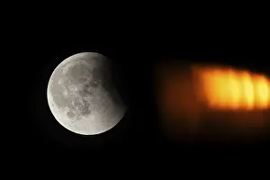 Lunar Eclipse Photography Prints: After a total lunar eclipse