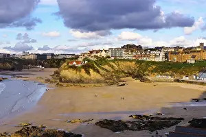 Cornwall Coastal Photography Prints: Towan Beach in the evening light