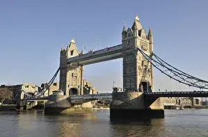 Neo Gothic Architecture Prints: Tower Bridge over the River Thames