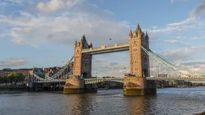 River Thames Evening Prints: Tower Bridge over the River Thames