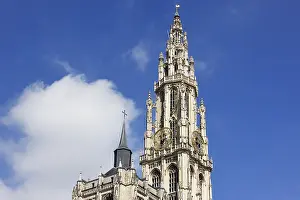 UNESCO World Heritage Site Antwerp Prints: Tower of the Cathedral of Our Lady