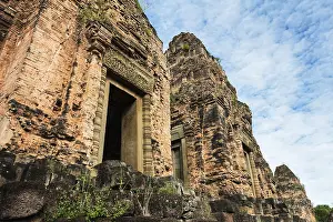 Angkor Archaeological Park Prints: Two towers Pre Rup temple, Angkor complex