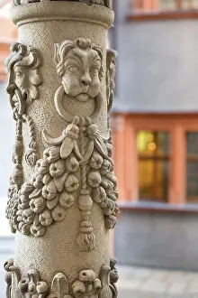 Germany Travel Photography Prints: Detail on the town hall steps in Gorlitz